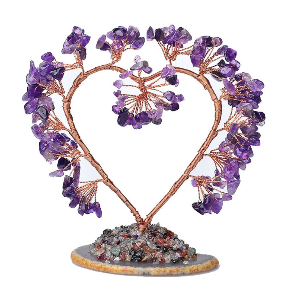 Natural Crystals Love Tree Ornament - Buddha Power Store