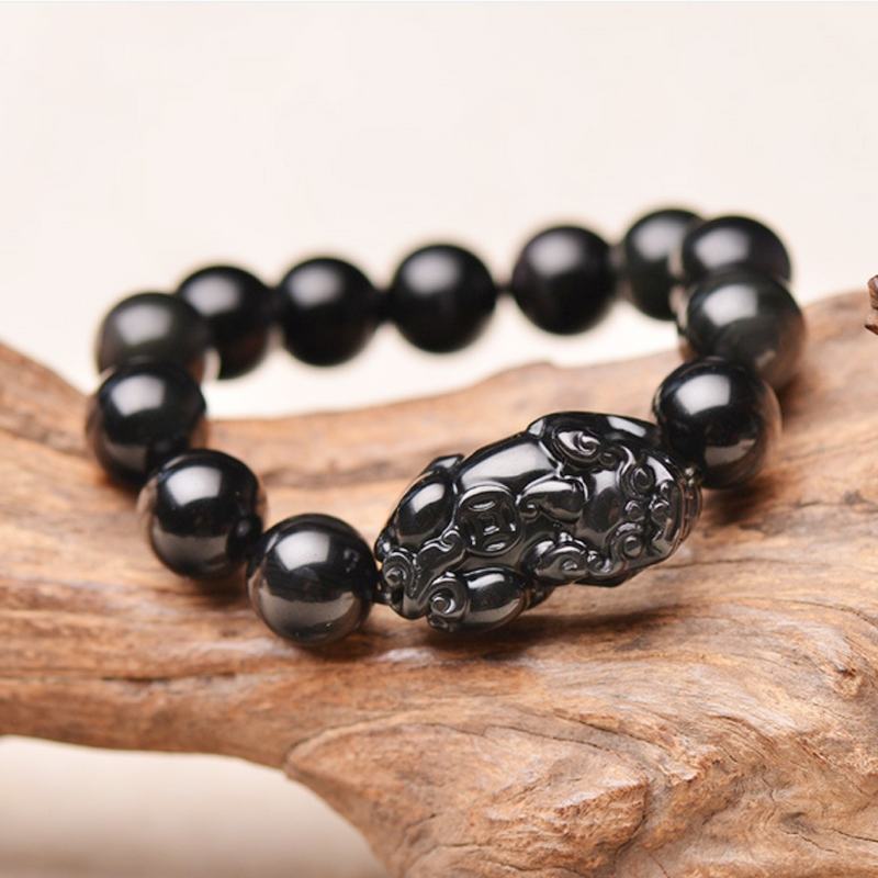 Buddha power deals store obsidian bracelet