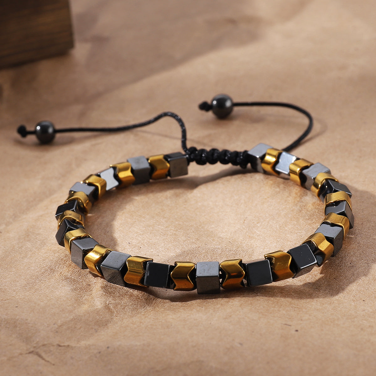 Triple-Tone Hematite Energy Bracelet