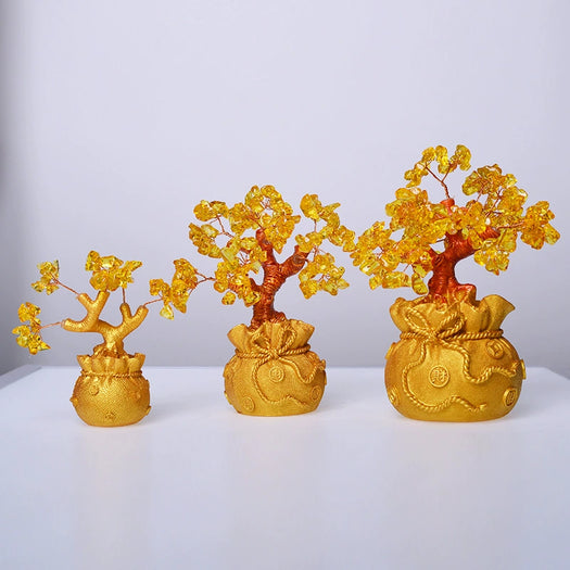 feng shui citrine money tree Feng Shui Citrine Money Tree Wealth Ornaments