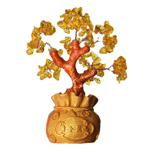 money tree wealth Feng Shui Citrine Money Tree Wealth Ornaments