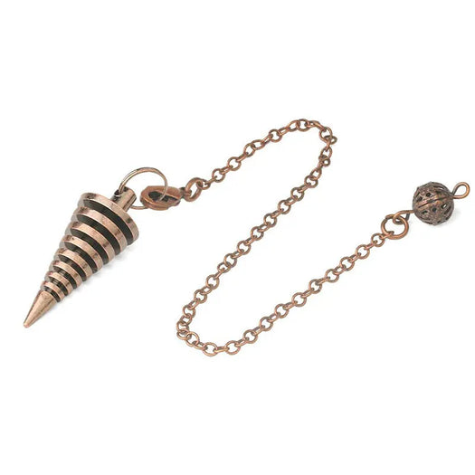 The Inner Guide copper dowsing pendulum main product photo