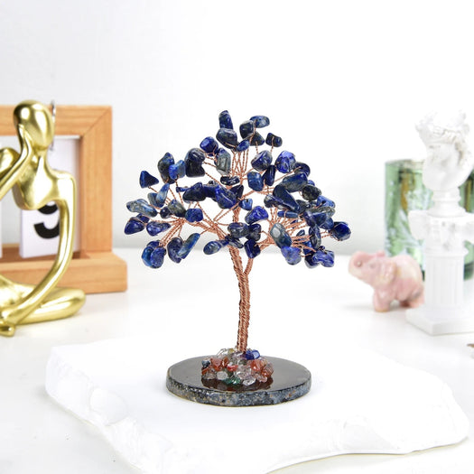 Ornement arbre de vie en lapis-lazuli - Buddha Power Store