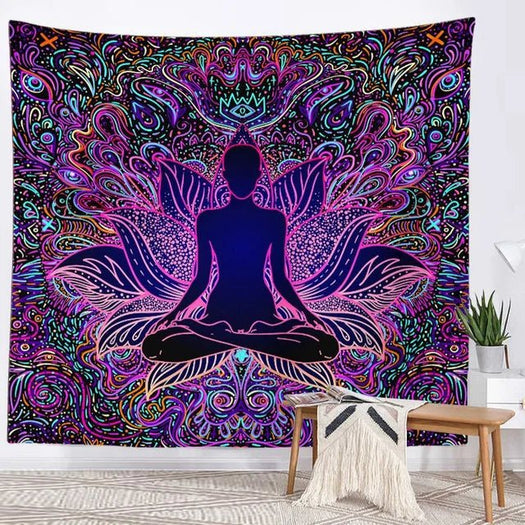 Seven Chakra Meditation Tapestry - Buddha Power Store