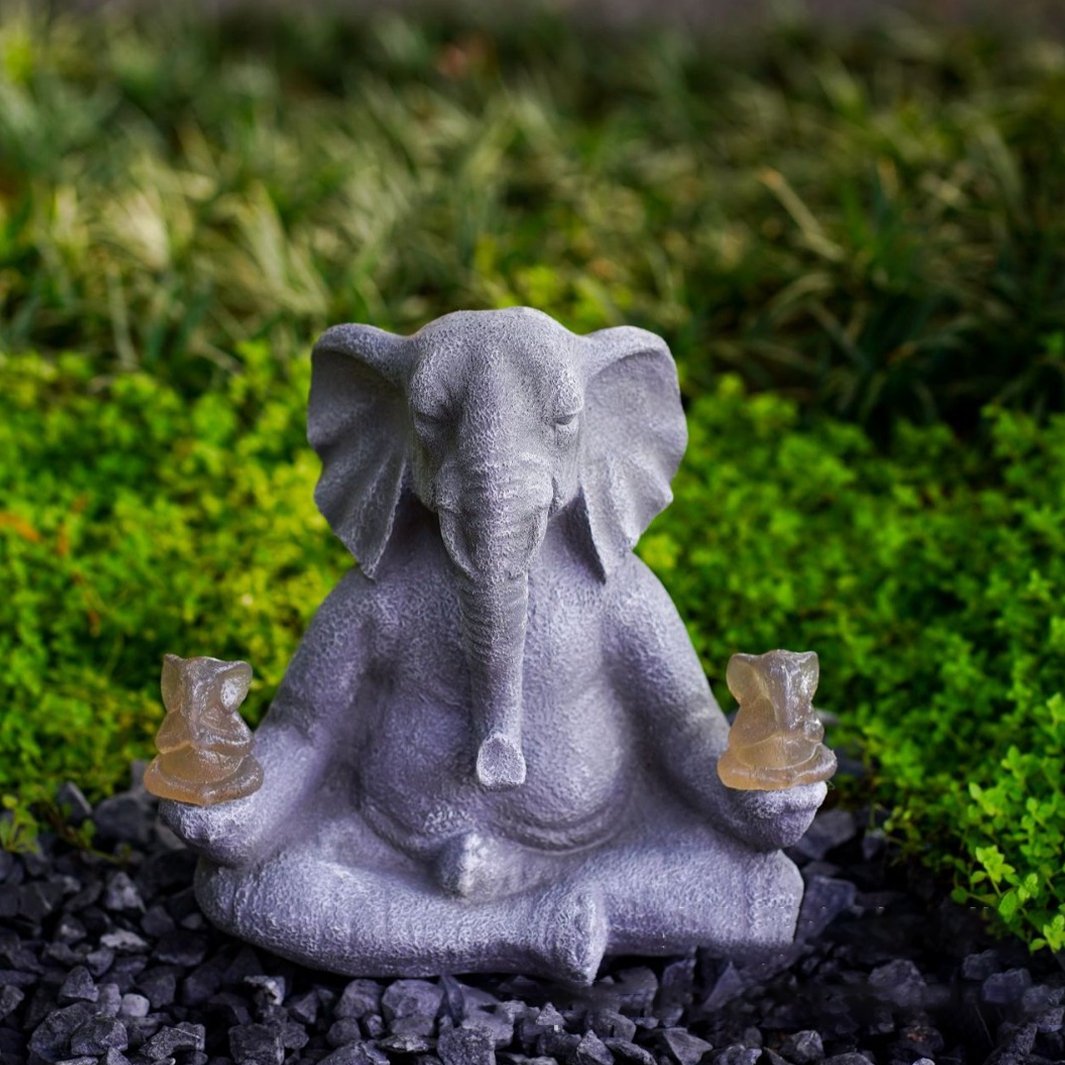 Zen Elephant Ornament - Buddha Power Store