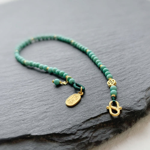 14k Natural Turquoise Bracelet - Buddha Power Store