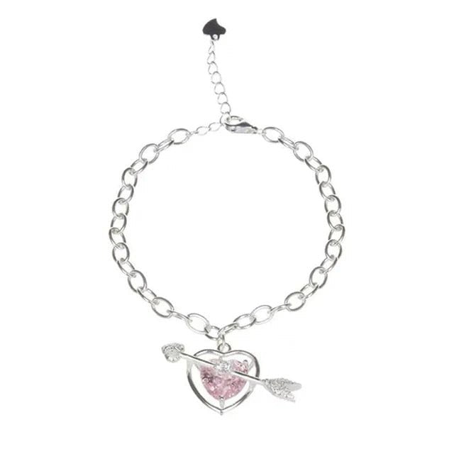 Angel Peach Heart Bracelet - Buddha Power Store