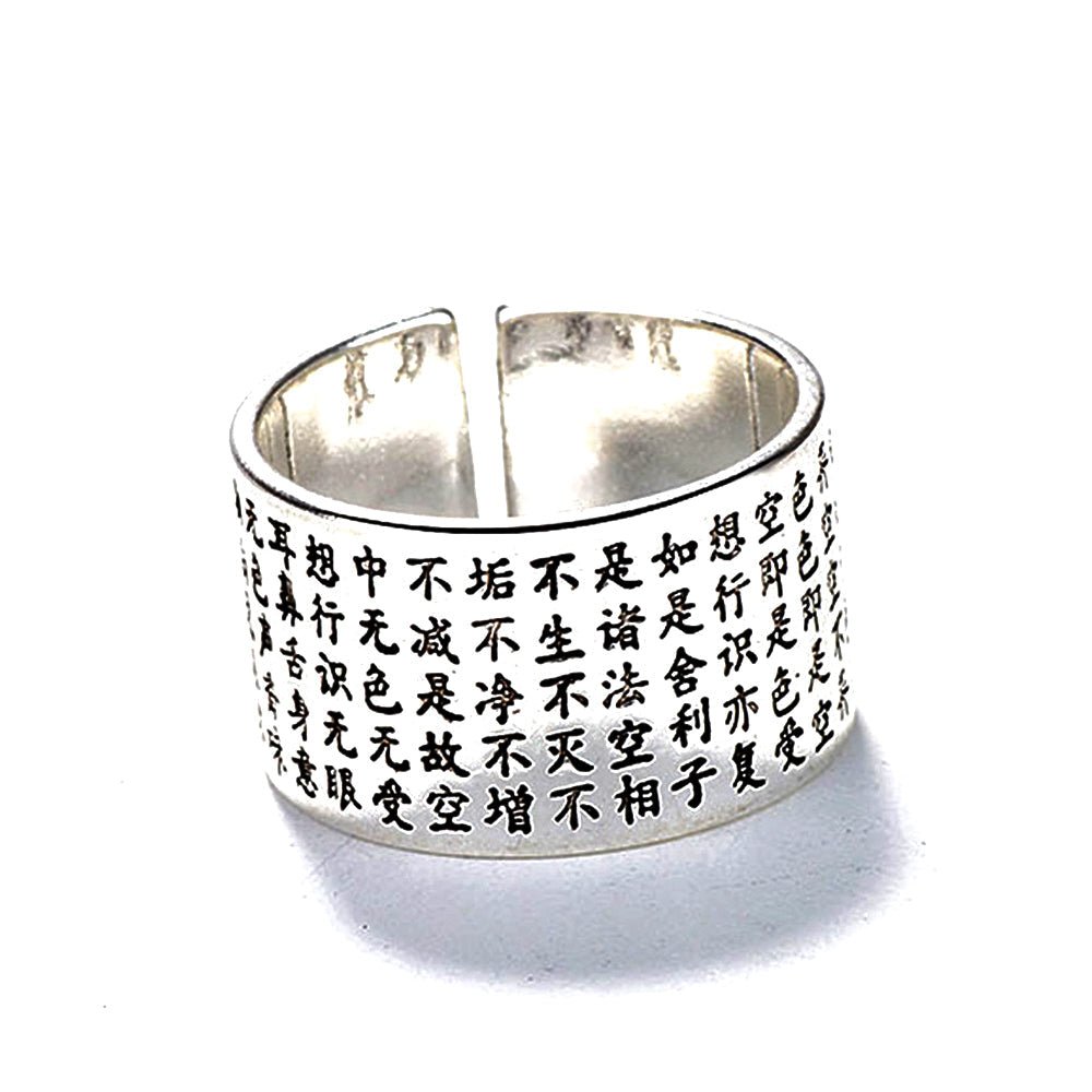 Offener Ring mit Amulett für Reichtum und Schutz des Buddhisten – Buddha Power Store