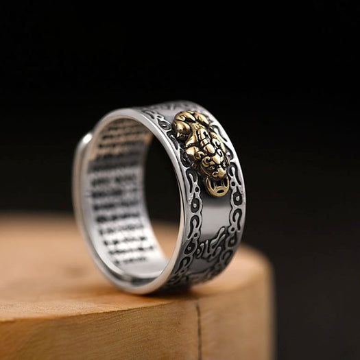Compre el anillo Feng Shui Pixiu y obtenga GRATIS el llavero de la suerte de cobre Pixiu (SOLO PROMOCIÓN LIMITADA) - Buddha Power Store