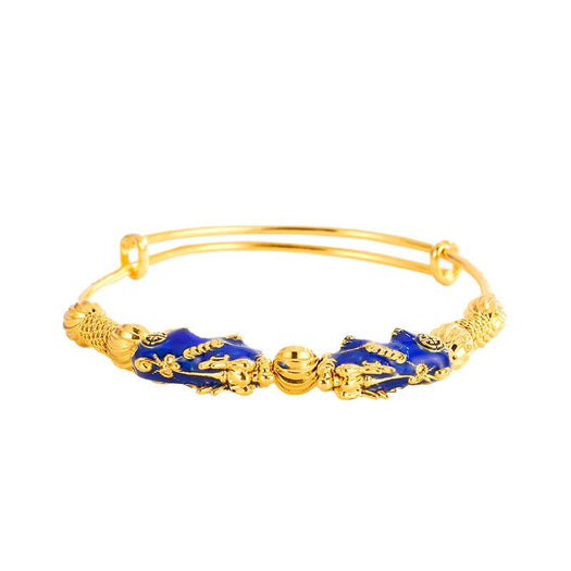 Color Changing Double Pixiu Wealth Bangle - Buddha Power Store