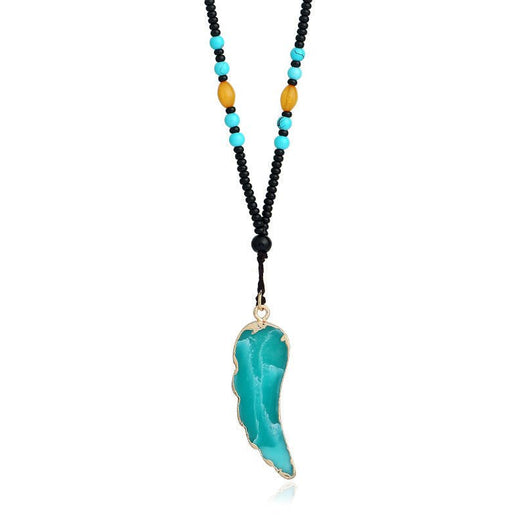 Ethnic Natural Turquoise Necklace - Buddha Power Store