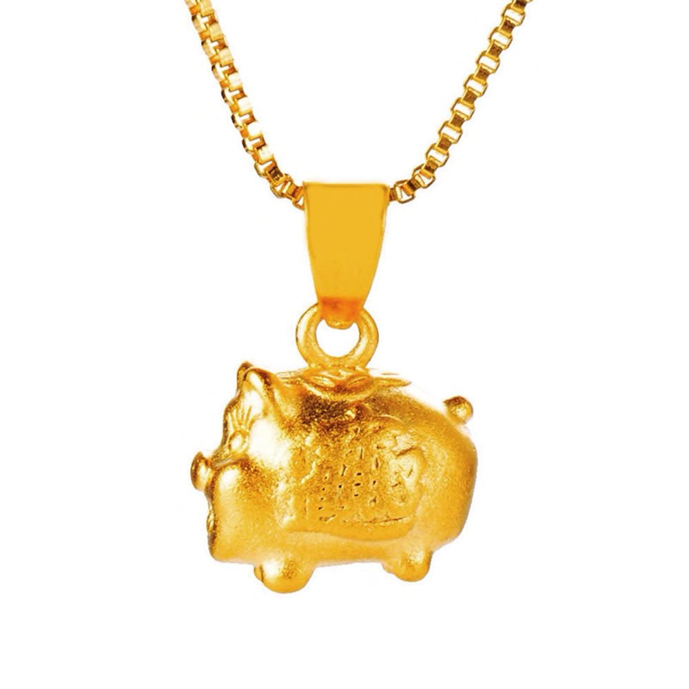FENG SHUI LUCKY PIG FORTUNE NECKLACE - Buddha Power Store
