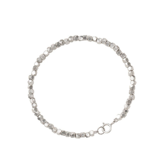 Irregular Silver Beads Bracelet - Buddha Power Store