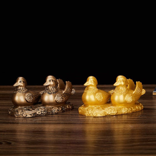 Lucky Mandarin Duck Feng Shui Ornament – ​​Buddha Power Store