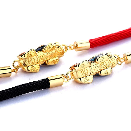 Bracelet Piyao à corde porte-bonheur changeant de couleur - Buddha Power Store