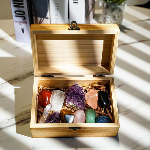 Boîte de cristaux de méditation - Buddha Power Store