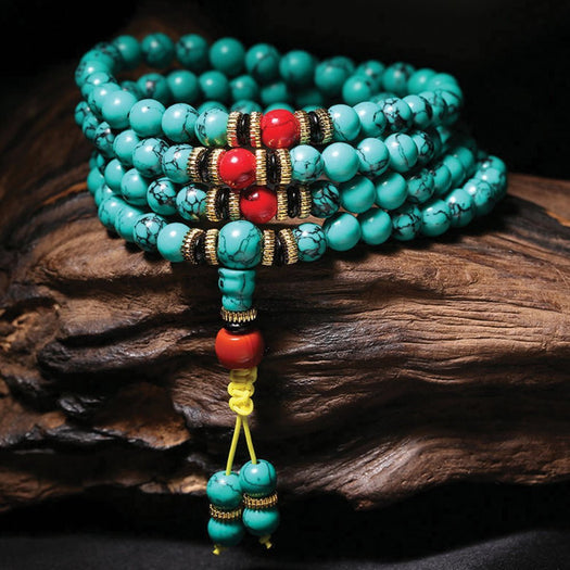 Multilayer Turquoise Healing Necklace - Buddha Power Store