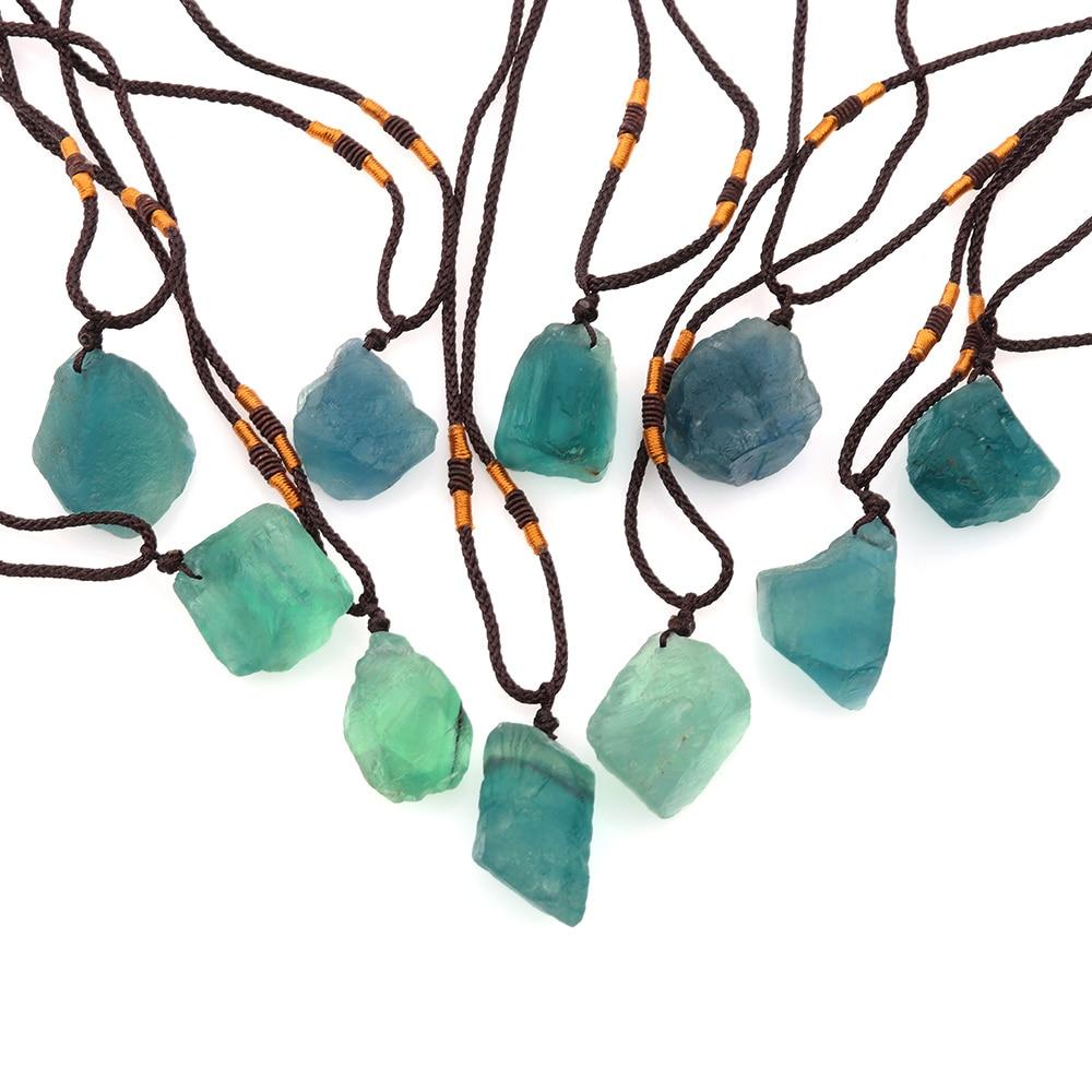 Halskette mit natürlicher grüner Kristallheilung – Buddha Power Store