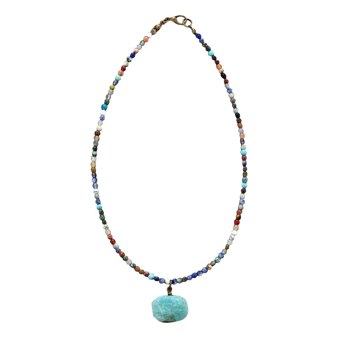 Natural Stone Amazonite Necklace - Buddha Power Store