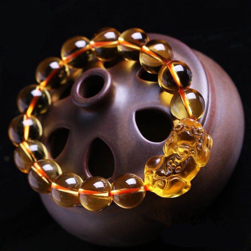 Pi Yao Citrine Wealth Bracelet - Buddha Power Store