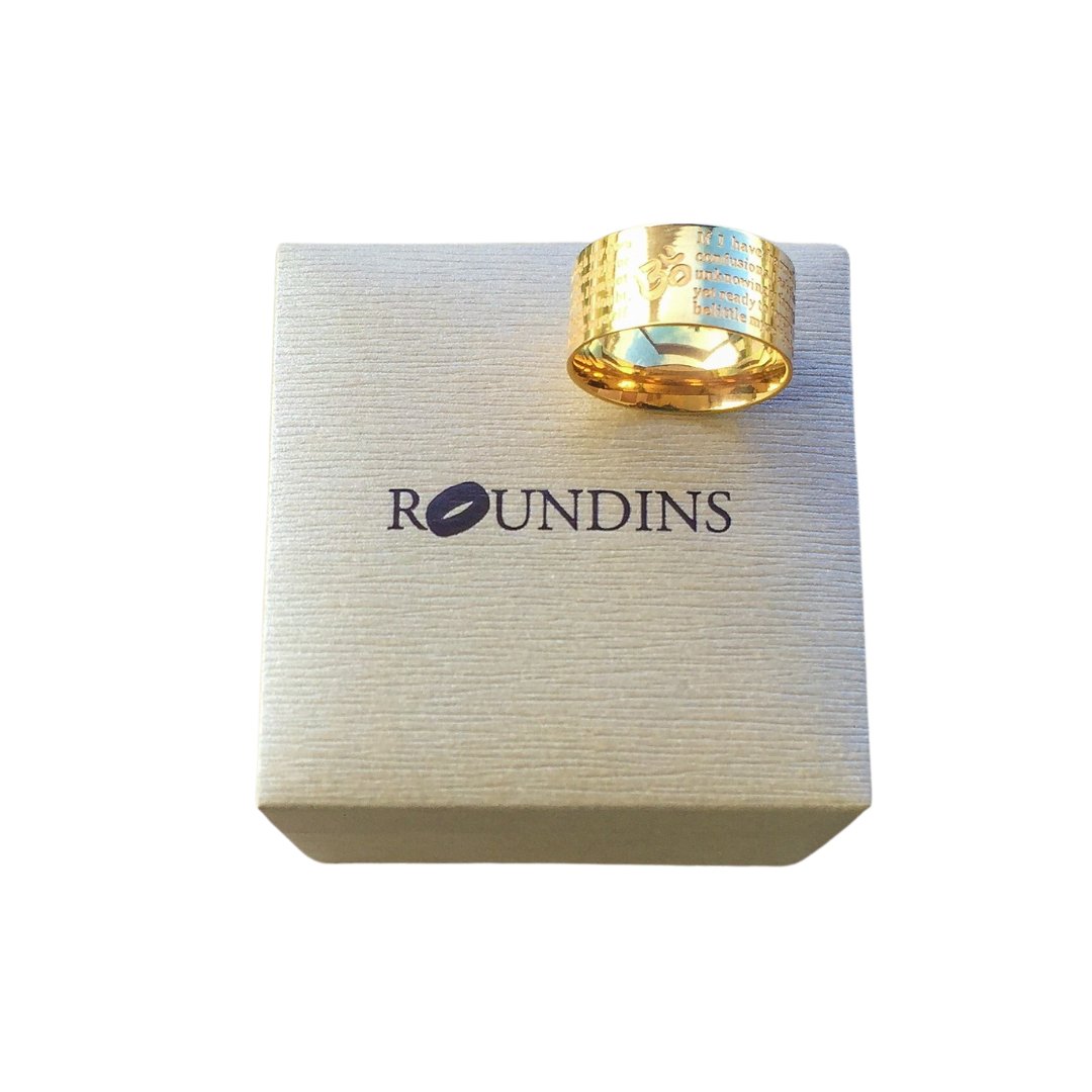 The Forgiveness Ring - Gold (Get FREE 2 Buddha Bracelets) - Buddha Power Store