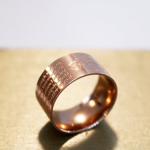 The Forgiveness Ring - Rose Gold (Get FREE 2 Buddha Bracelets) - Buddha Power Store