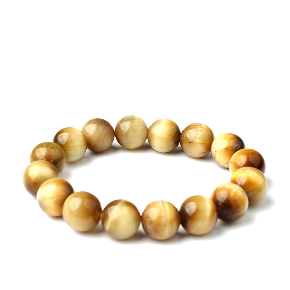 The Mighty Protector Golden Yellow Tiger's Eye Energy Bracelet - Buddha Power Store