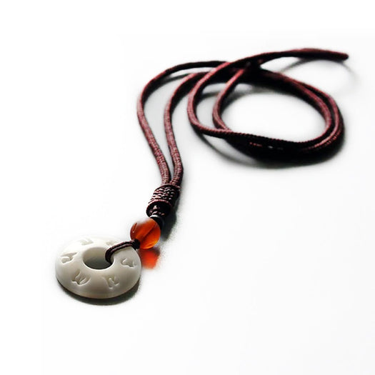 Tibetan Buddhist Handmade OM Necklace - Buddha Power Store