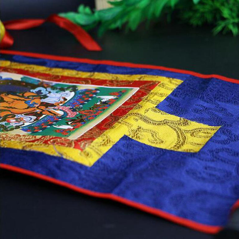 Tibetan Thangka Eight Medicine Buddha Wood Scroll Buddha Power Store