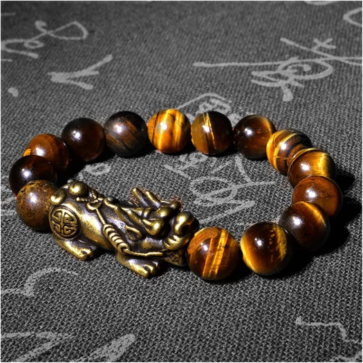 Tiger Eye Wealth and Good Luck Bracelet - Buddha Power Store