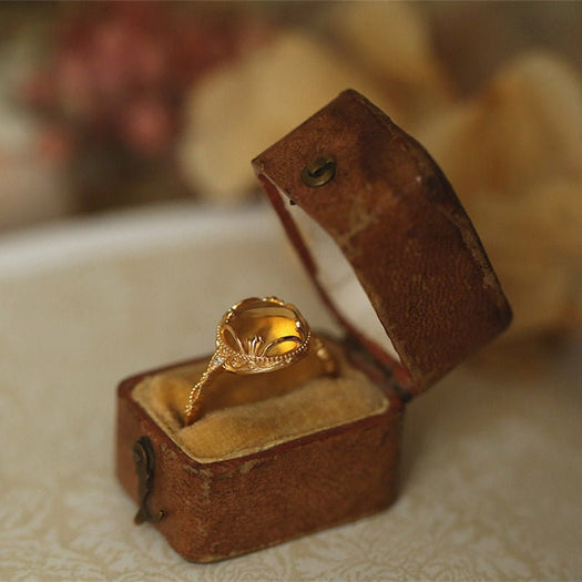 Unstoppable Luck Citrine Ring - Buddha Power Store