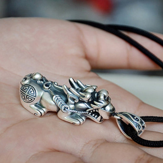 Wealth and Prosperity Pixiu Necklace - Buddha Power Store