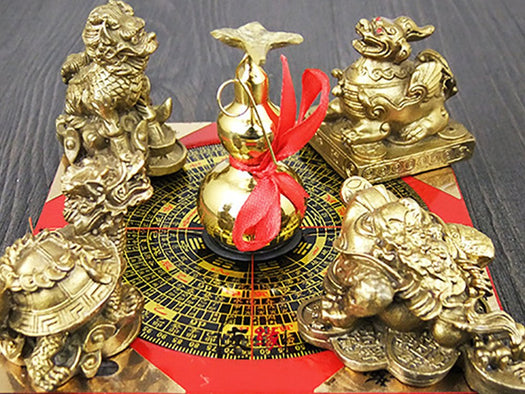 Reichtum sammelndes Feng-Shui-Ornament – ​​Buddha Power Store